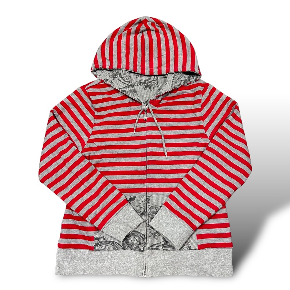 Avirex REVERSIBLE zip up hoodie